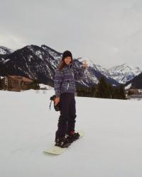 snowboarding