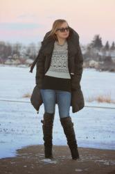 Tahari Puffer Coat