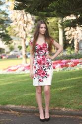 The floral summer dress