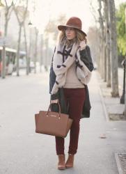 BOHEMIAN WINTER | FEDORA HAT AND LAYERS