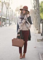 BOHEMIAN WINTER | FEDORA HAT AND LAYERS