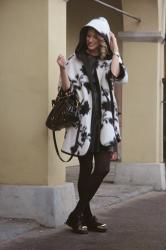 Outfit of the day: Queen of black and white / Outfit for Pitti