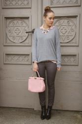 powder pink bag