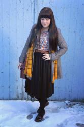 What I Thrifted #1 :: The Tweed Coat
