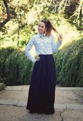 CAMISA + FALDA LARGA 