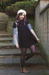 The Cobalt Coat and Cosy Monochrome (Underneath)
