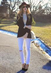 White Jeans in Winter