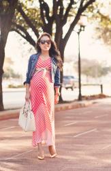 Ombre Chevron Maxi