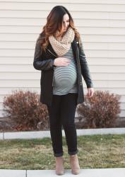 perfect winter coat & a fast approaching due date!