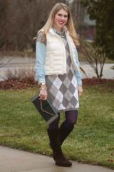 Confident Twosday: Layered Argyle