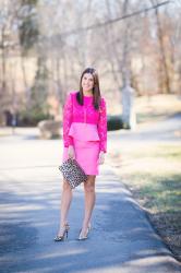 Pink Peplum