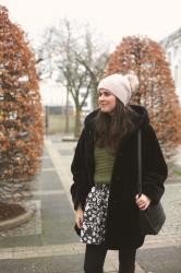 Knits, floral and over the knee boots