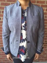 J. Crew Regent Blazer in Chambray 