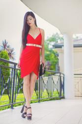The Red Wrap Dress
