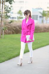 fucshia coat