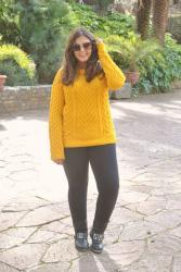 Yellow knit