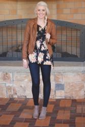 FLORAL & LEATHER FEATURING AEROPOSTALE & #WIWT LINK UP!