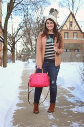 Winter Stripes & Coffee Dates