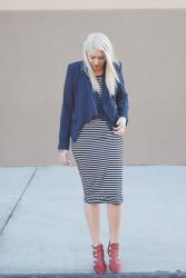 NAVY STRIPES & THE SHOPPING BAG GIVEAWAY!!!!