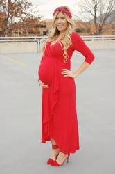 {Valentine’s Day Maternity Style}