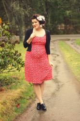 Valentine’s Day Look: Retro Red Florals