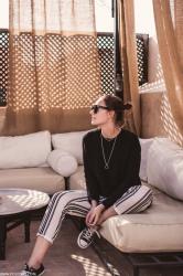 STRIPED PJ'S IN MARRAKECH