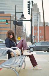 Leather Pants And Converse 