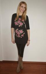 Outfit: Flower in black