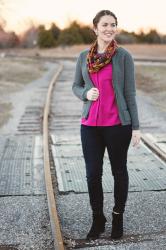 Style: Bright Colors on a Train Track