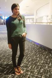 {outfit} Slytherin Green Sweater