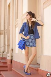 Look du jour: Mandala Blue