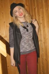 Leather & Fedora ♥