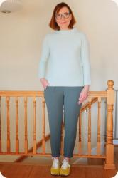 OOTD/Review: Mint, Mustard, and Grey. And Another Tilly.