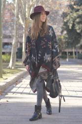 Ethnic poncho