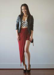 The Drape Asymmetric Skirt