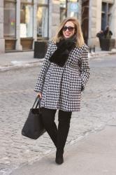 Bundled Up in Houndstooth