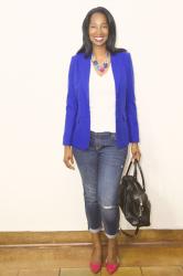 Cobalt Blue Blazer