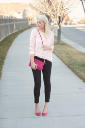 TEXTURED PANTS & EAR CUFFS