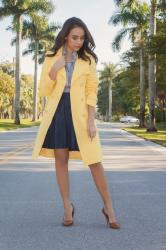 Yellow Trench Coat