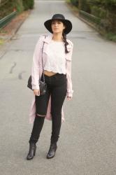 Palest Pink Trench