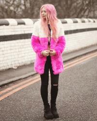 PINK FAUX FUR