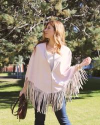 BOHO LOOK WITH PONCHO