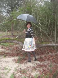 Umbrella Skirt for a Rainy Day
