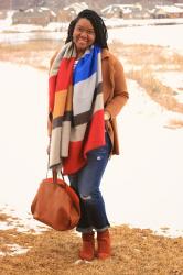 1 Scarf, 2 Bloggers, Styled 3 Different Ways: Look One!
