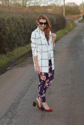 Ode to Spring | Checked Duster Coat and Floral Co-ords by George at Asda
