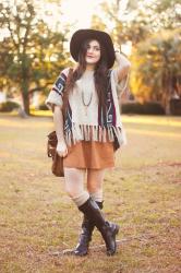 Comfy, Easy, + Cute: Dresses With Tall Boots