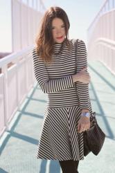 Striped dress...