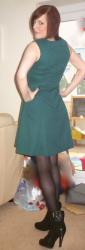 Green dress - 2 ways