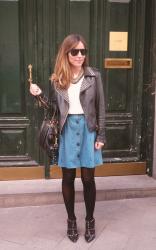 Eiffel Blue Skirt !!!