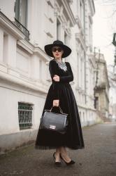 Lady in black
